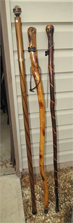 3 Walking Sticks