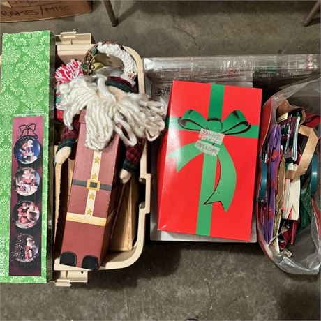 Christmas Wrappings, Tags and Holiday Items Related to the Kitchen/Entertaining