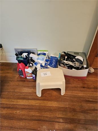 Bathroom Cleanout: Health & Beauty, Cleaners, Step Stool, Scale & More