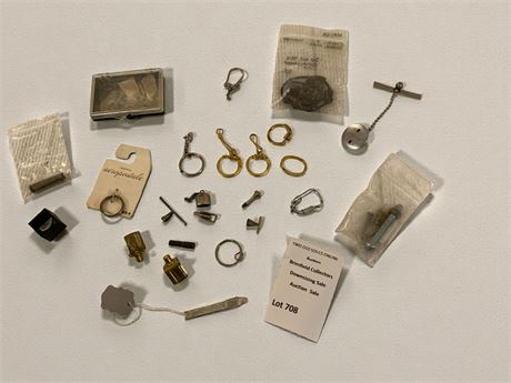 Tie Tacks, Tie Clips, Cuff Links, Keychains & More