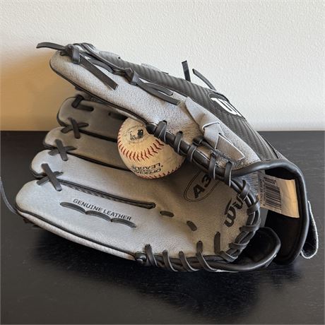 Wilson A360 Baseball Glove & Baseball
