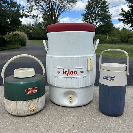 Coleman and Igloo Coolers Lot