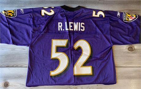 Mens Reebok Baltimore Ravens Ray Lewis #52 Size Large