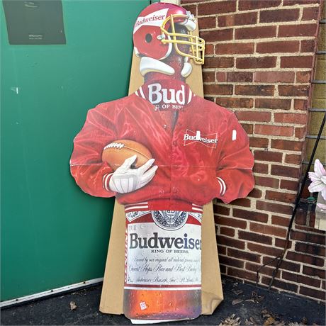 Life-Size Budweiser Advertising Promotional Cutout