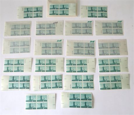 1959 4 Cent 100th Anniversary Of Oregon Statehood Stamps