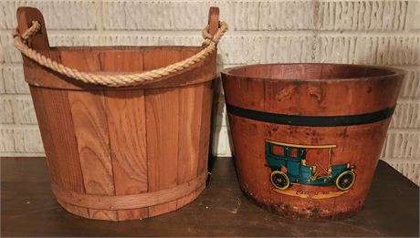 Wood Buckets
