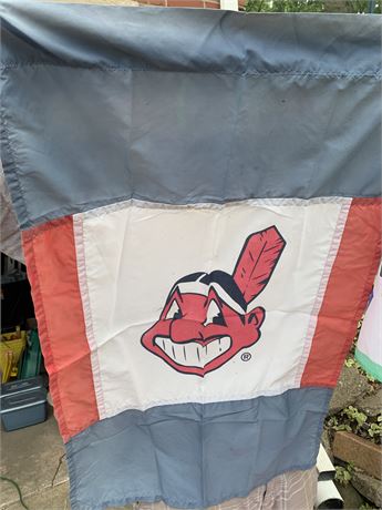 Seasonal Outdoor Flags Vintage Cleveland Indians Wahoo Floral Bless This House