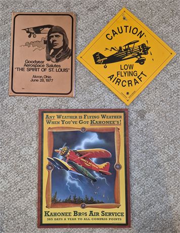 Metal Aviation Signs