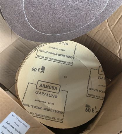 Armour Garalun Aluminum Oxide Abrasive Sanding Disc Lot