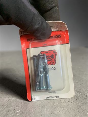 Bulldog Hollow Wall Anchor/Fastener Lot