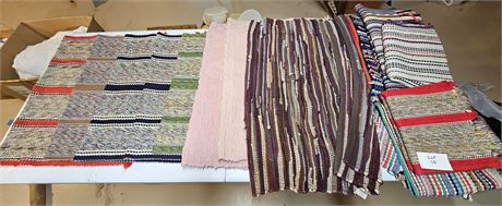Mixed Rug Lot: Different Styles / Colors & Material