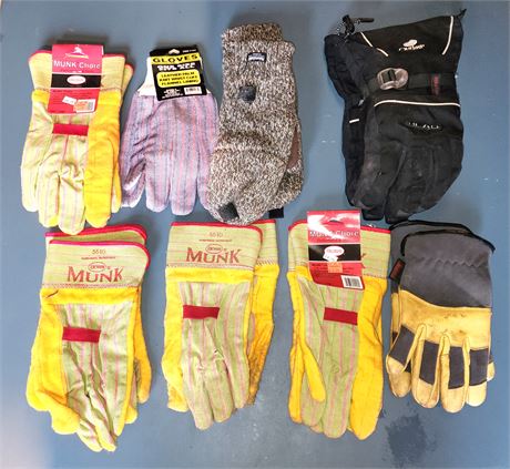 Assortment of Gardening Gloves, Other