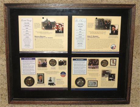 Ronald Reagan & JFK Presidential Coins