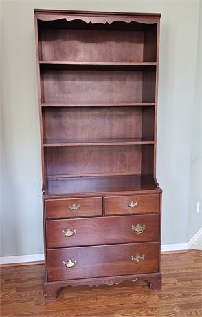 Wooden 4 Drawer Chest w/ Detachable Bookcase -2 of 2