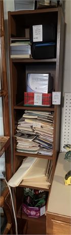 Wooden Storage Shelf W/5 Cubby Shelves (SHELF ONLY)