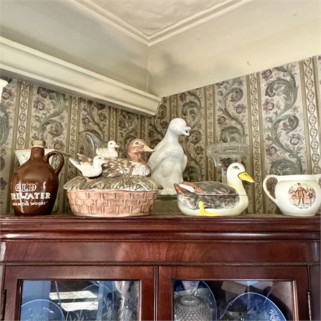 Mixed Ceramics and Glass Bundle - Top Corner Cabinet Contents