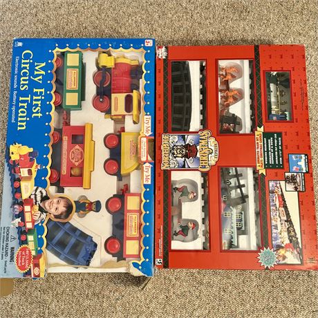 Toy State My First Circus Train and North Pole Express Train