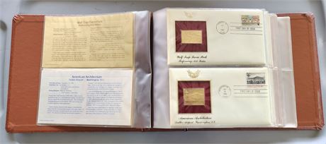 Golden Replicas Of US Stamps