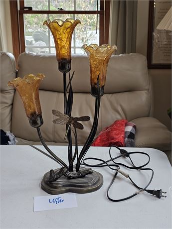 Tulip & Dragonfly Lamp