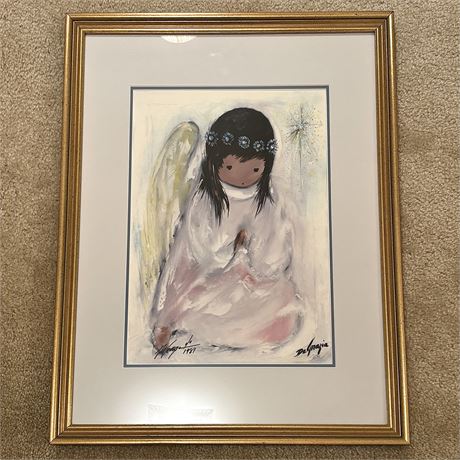 Signed/Numbered DeGrazia “A Little Prayer” Framed Artwork - 1981