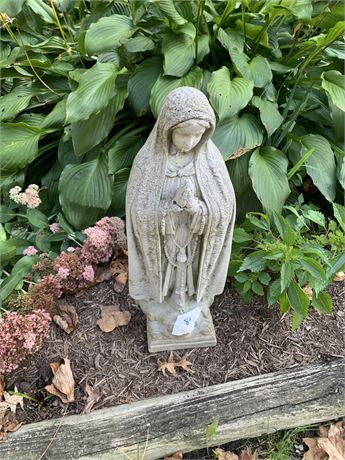 Cement Virgin Mother Mary Yard Statuary/Statue