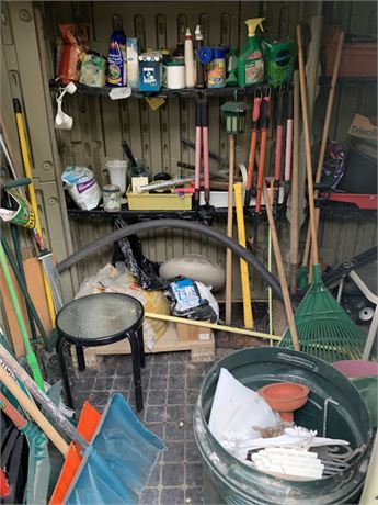 Shed Cleanout - Lawn & Garden Items - Contents Only (Shed Not Included)