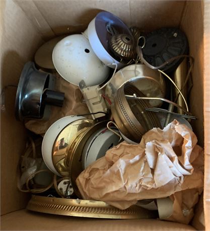 Misc Light Fixture & Sylvania Head Lamp Lot - 3 Boxes