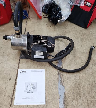 Simer Sprinkler Pump