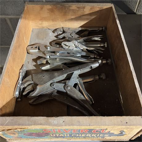 Crate of Mixed Pliers