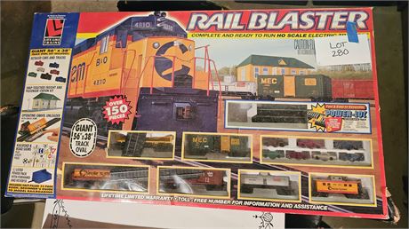 LifeLike Rail Blaster HO Scale Train Set in Box