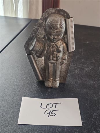 Anton Reiche 2-Piece Metal Groom Chocolate Mold – 7"H