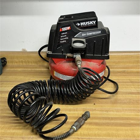 Husky 100 Max PSI Air Compressor