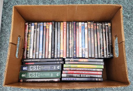 Box Of Assorted DVD's