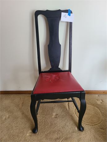 Vintage Wood Painted Dining Chair
