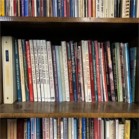 Quilting Books - Shelf Cleanout