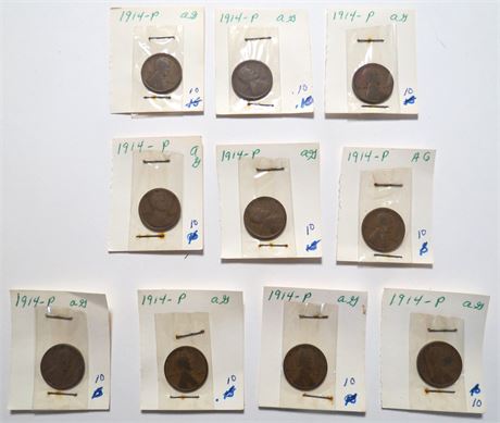 1914-P Pennies