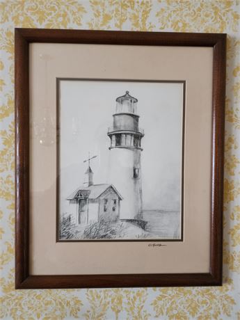 Homeowner Art~Beautiful Lighthouse Art 3