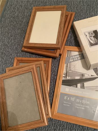 Wood Photo/Picture Frame Lot