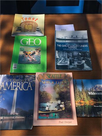 Magazine/Guide Lot "Toast" "CEO" Mags, "Great Luxury Liners" "Wilderness" & More