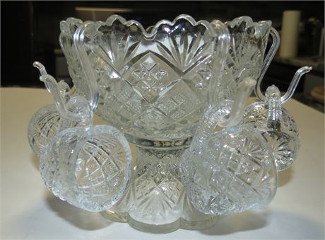 Cambridge Miniature Punch Bowl, 4 Cups