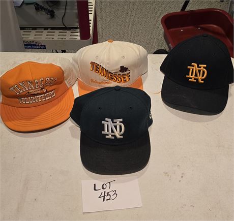 Mixed Notre Dame & Tennessee Ball Caps