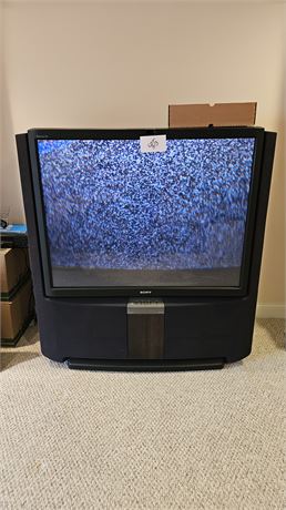 Sony Videoscope XBR Color TV 52"