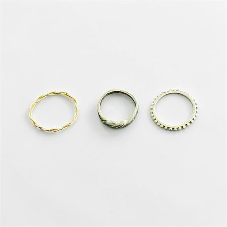 Sterling Silver Eternity Ring W/Scalloped Beaded Band Design