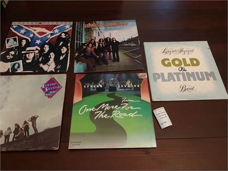 Lynyrd Skynyrd Album Lot - Nuthin Fancy, One More from the Road, Gold & Platinum