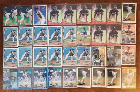 Pedro Martinez Sports Cards Lot