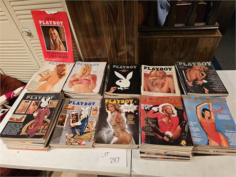 Vintage Collection of Playboys : Years 1970 to 1979