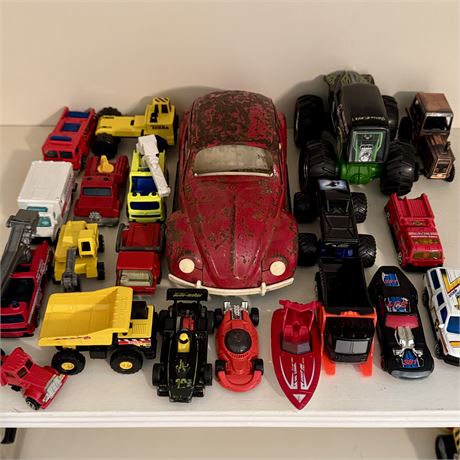 Die-Cast Cars and Vehicles Lot