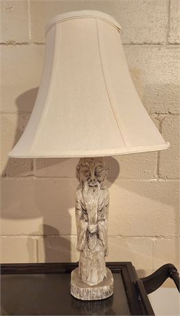 Asian Marble Lamp