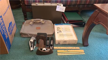 Mixed Office Lot: Paper / Binders / Briefcase & More