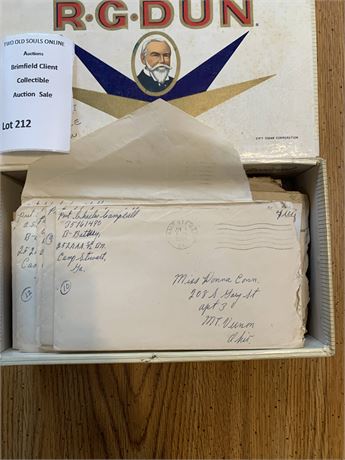 Cigar Box Full Of Love Letters Written During WWII